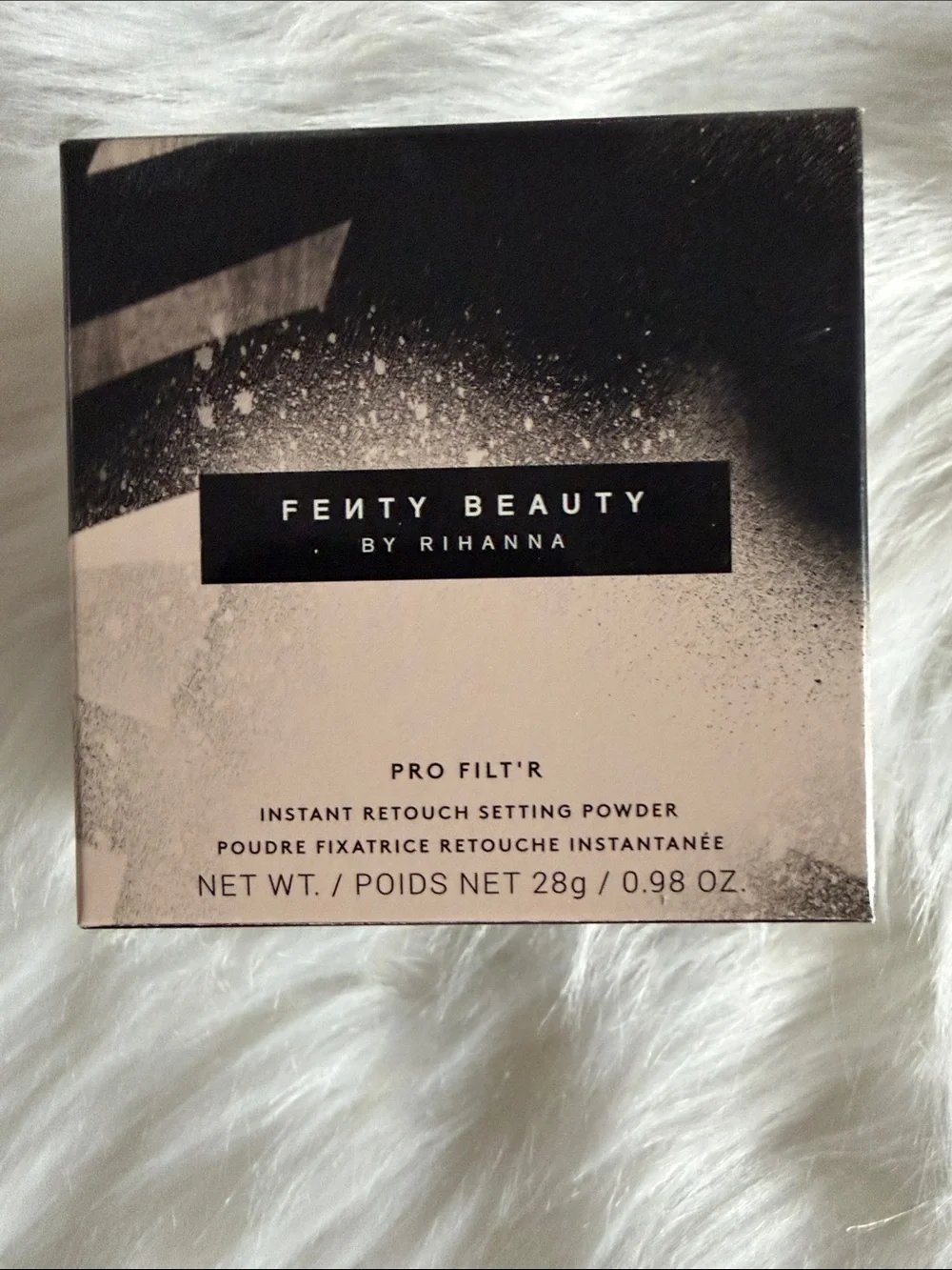 Fenty Beauty Pro Filt'r Instant Retouch Setting Powder — Beige & Black Packaging